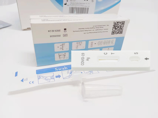 OEM ODM Welcome Swab Antigen Rapid Test 15 دقیقه یکبار مصرف