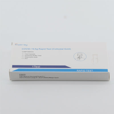 کیفیت  ISO Certified 15mins Rapid Covid 19 Test Kits Antigen Saliva Test Kit High Sensitivity کارخانه