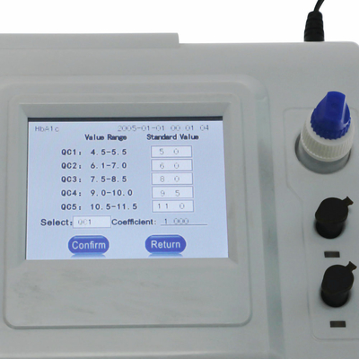 نمایشگر لمسی LCD رنگی 3.5 اینچی آنالایزر پروتئین اختصاصی Hba1c تمام اتوماتیک